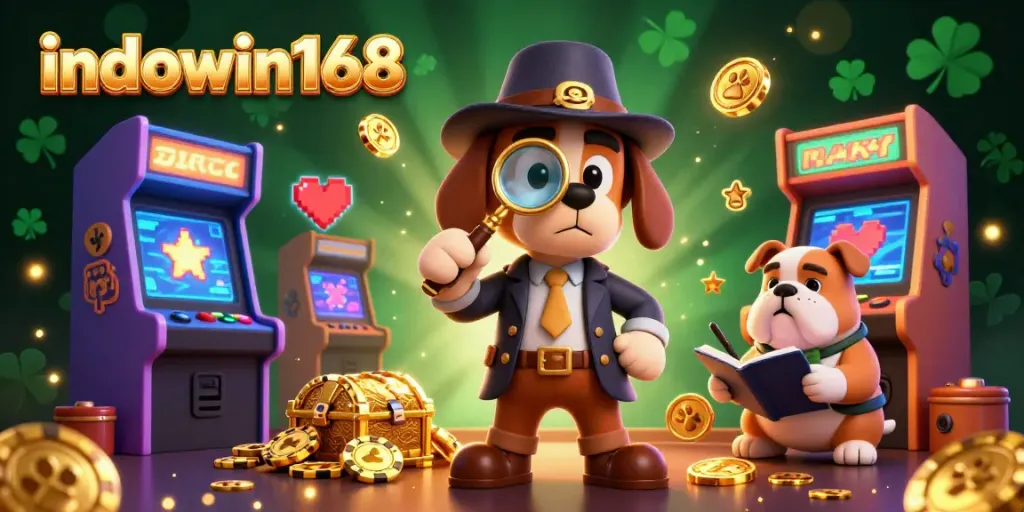 Engage with indowin168's vibrant casino adventure featuring gambling clues and gaming excitement.