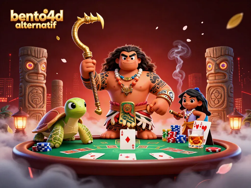 Engage in thrilling play at bento4d alternatif in this dynamic casino scene.